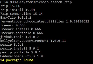 choco search